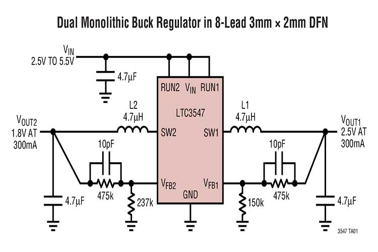 LTC3547EDDB#TRMPBF